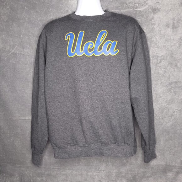Champion Mens UCLA Bruins Gray Sweatshirt L Crewneck Long Sleeve Relaxed - Picture 2 of 6